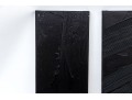 Set Of Three Acrylic Contemporary Paintings On Canvas