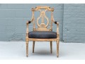 Louis XVI Style Lyre Back Fauteuil