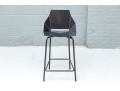 Industrial Chic Black Metal Counter Stool