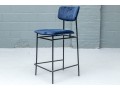 Handsome Upholstered Counter Stool