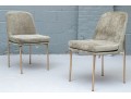 Pair Of West Elm Upholstered Side Chairs