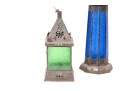 Two Stained Glass Lanterns 