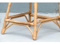 Pottery Barn Bamboo And Rattan Woven Counter Stool