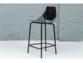 Industrial Chic Black Metal Counter Stool