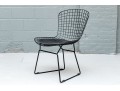 Black Finished Wire Mesh Side Chair
