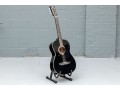 Rogue Acoustic Six String Guitar On Stand