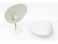 Pair Of Stilnova Chic White Shell Form Wall Sconces