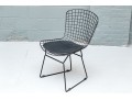 Black Finished Wire Mesh Side Chair