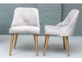 Chic Set Of Three Upholstered Side Chairs
