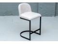 Upholstered Cantilever Counter Stool