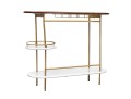 Stylish Tiered Bar Console
