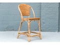 Pottery Barn Bamboo And Rattan Woven Counter Stool