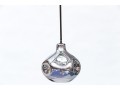 Ceiling Mounted Pendant Light With Glass Shade