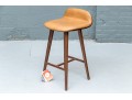 Article Leather Upholstered Bar Stool