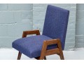 Set Of Three MCM Style Upholstered Armchairs