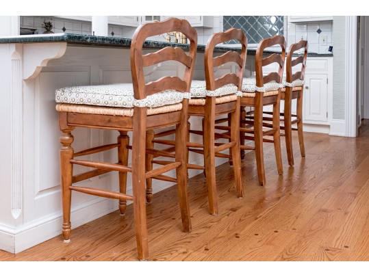 Set Of Four Ballard Designs Counter Stools