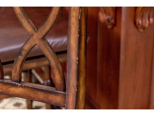 Set Of Three Quality Hillsdale Furniture Swivel Barstools