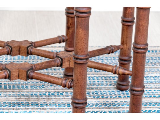 Hollywood Regency Glass And Brass Tray Top Table