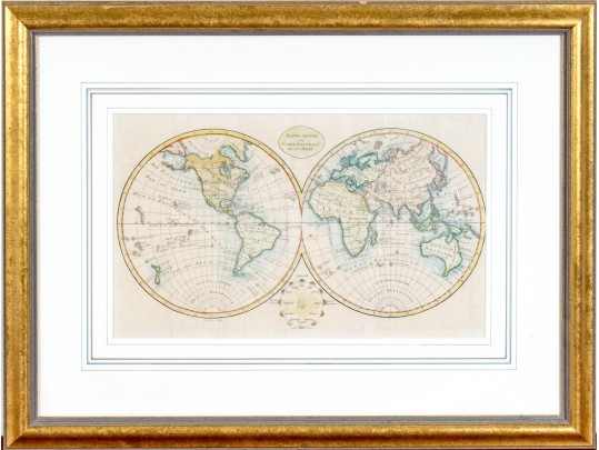 Antique Printed Map, 