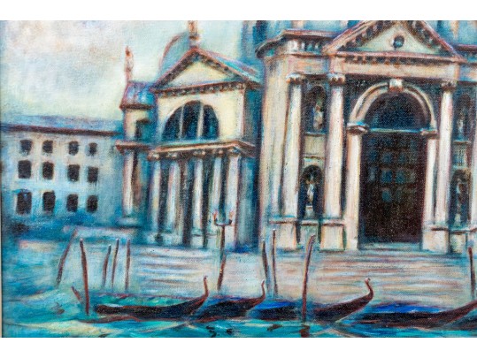 Signed Oil On Canvas, Venetian Scene