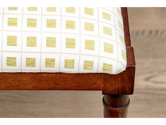 Custom Upholstered Set Of Four Dining Chairs