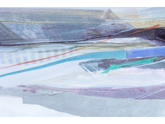 Fran Wohlfelder Limited Edition Offset Lithograph, Abstract