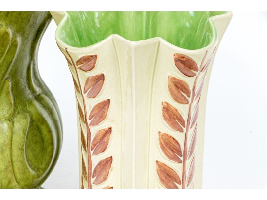 Collection Of Two Vintage American Ceramic Vases