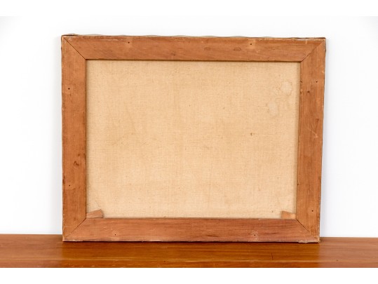 Oil On Canvas, Coastal Scene With Light House