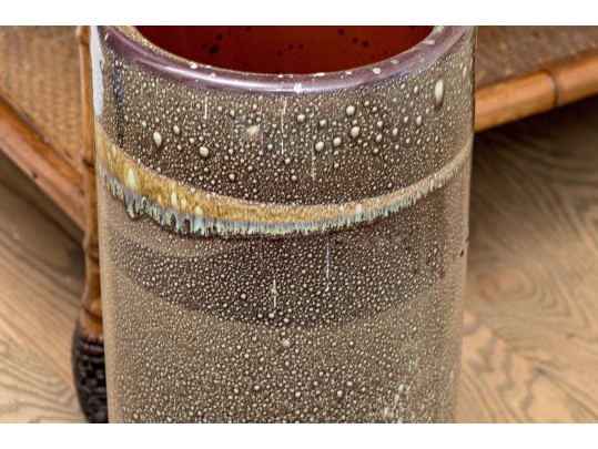 Apropros Glazed Textural Ceramic Umbrella Stand