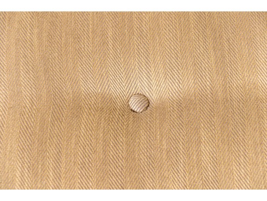 Chic Neoclassical Button Tufted Bench