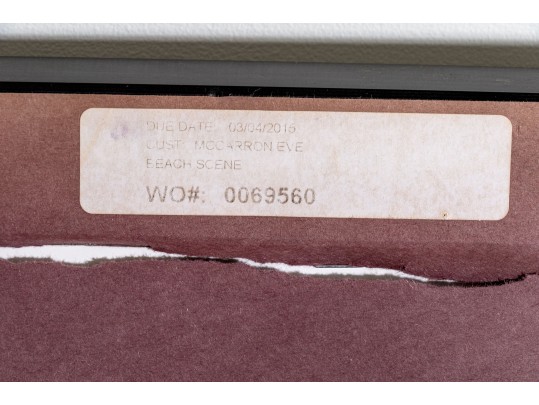 Fred G. Hoynahan, Jr. Pastel On Paper, Coastal Landscape