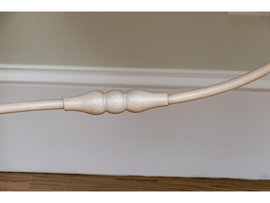 Hooker Furniture Bobbin Turned Writing Desk And Upholstered Wing Chair