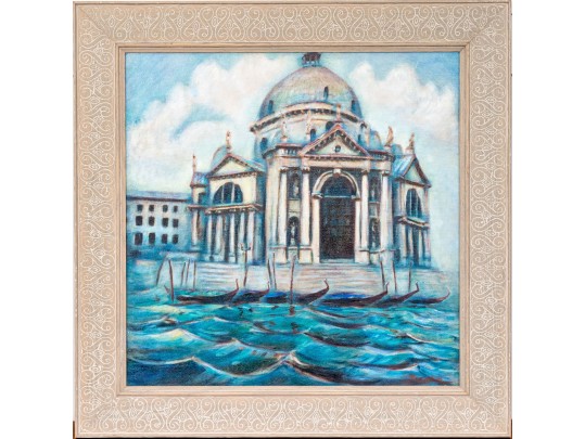 Signed Oil On Canvas, Venetian Scene