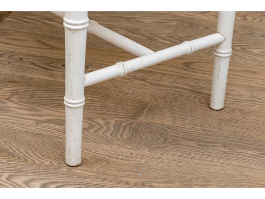 Fantastic Chinoiserie Faux Bamboo Bench