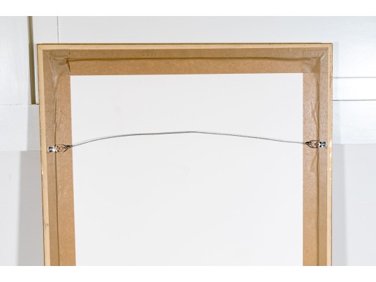 Maya Signed Mixed Media Collage On Paper