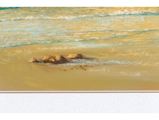 Fred G. Hoynahan, Jr. Pastel On Paper, Coastal Landscape