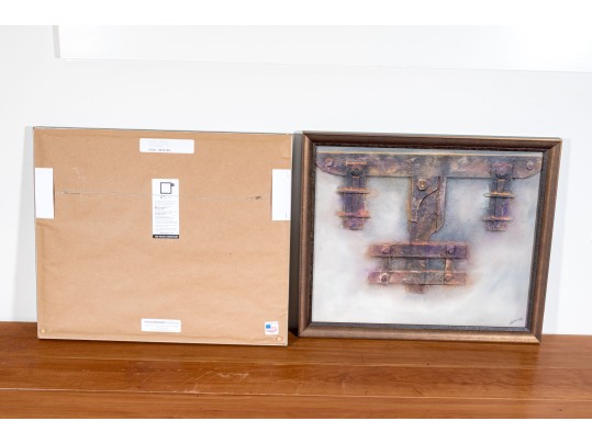 Signed Set Of Two Mixed Media Works, 2014