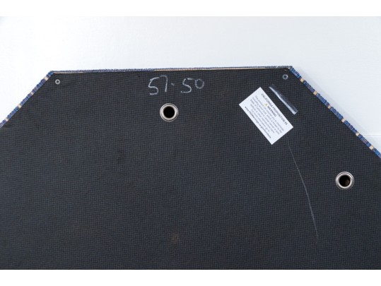 Octagonal Upholstered Mirror