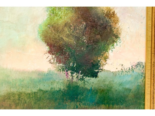 J.L. Waldron Signed, Acrylic On Canvas, Landscape At Dusk