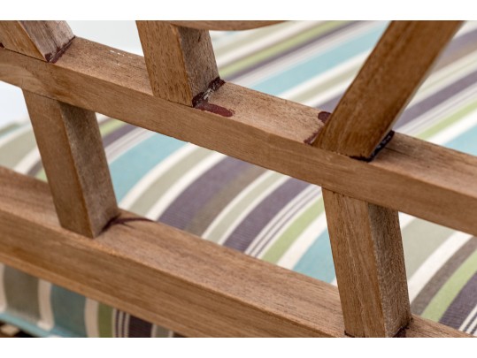 Quality Pair Of Teak Rocking Rocking Chairs