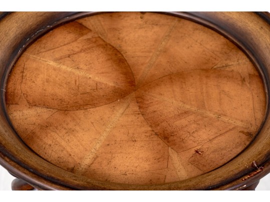 Fabulous Barley Twist Carved End Table