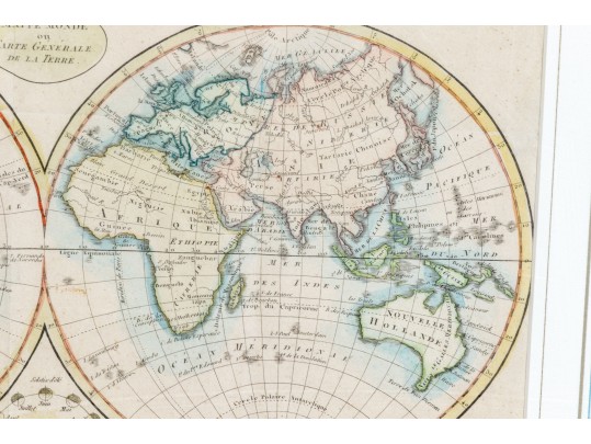 Antique Printed Map, 