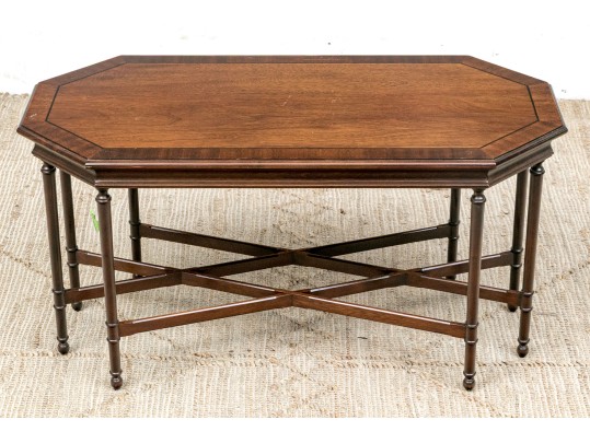 Mahogany And Satinwood Coffee Table