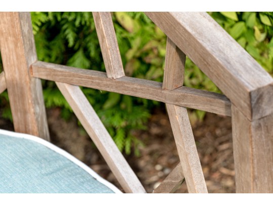 Quality Broyhill Teak Barrel Back Armchairs