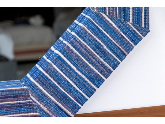 Octagonal Upholstered Mirror