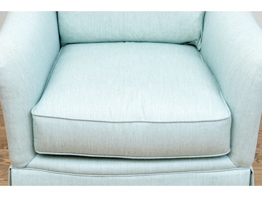 Century Furniture Charming Upholstered Swivel Armchair