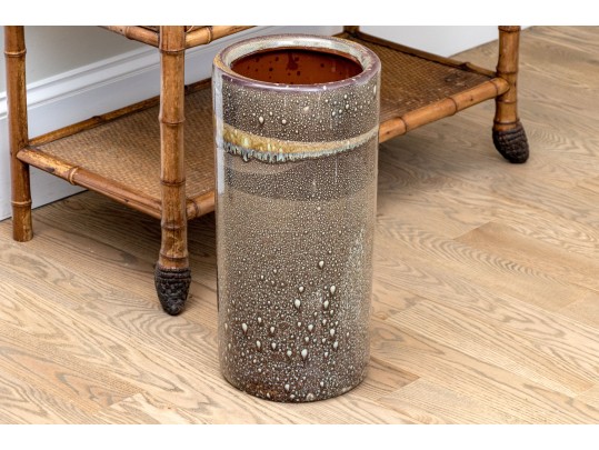 Apropros Glazed Textural Ceramic Umbrella Stand