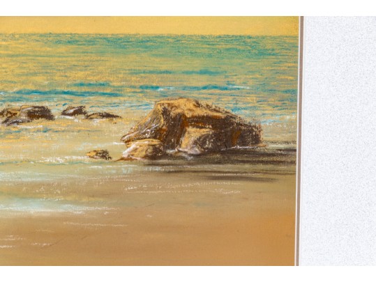 Fred G. Hoynahan, Jr. Pastel On Paper, Coastal Landscape
