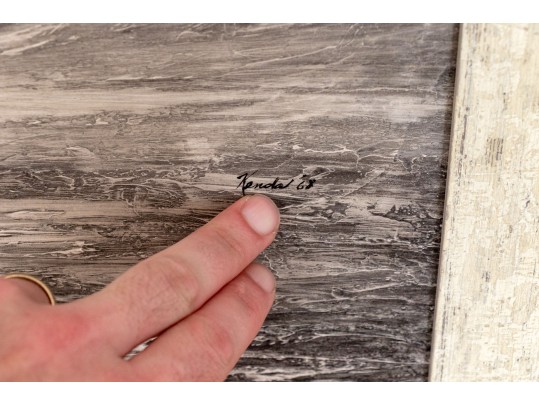 Kenda Signed Acrylic On Panel, 1968