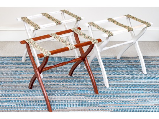 Group Of Three Quality Luggage Racks